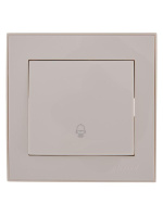 Кнопка звонка Rain бел.  703-0202-103