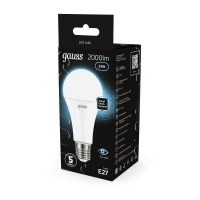 Лампа светодиодная Black 22Вт A70 грушевидная 4100К нейтр. бел. E27 2000лм  102502222