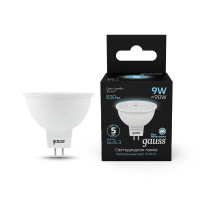 Лампа светодиодная Black 9Вт MR16 софит 4100К нейтр. бел. GU5.3 830лм  101505209