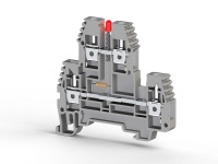 Клеммник 2-х ярусный 4кв.мм с индикацией 48 VDC сер. PIK4 NLD 48В DC  319429