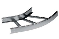 Угол горизонтальный 45град. 100х600 R900 в компл. с крепежн. элемент. и соед. пластинами гор. оцинк.  LIC0196KHDZ