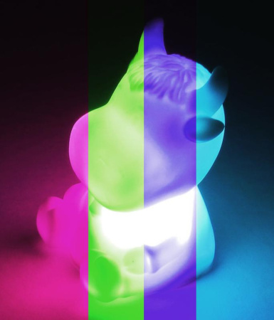 Фигура светодиодная 8х7см RGB переливается разными оттенками элементы питания 3хAG13 (в компл.)  KOCNL-EL2020