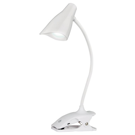 Светильник настольный TLD-560 White/LED/280Lm/5000K/Dimmer "прищепка" сенсор. выкл. 3Вт бел.  UL-00004143