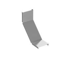 Крышка для угла вертикал. вверх КЛУВоц 75х90 0.7 оцинк. облегчен.  EI-22.03.21.002