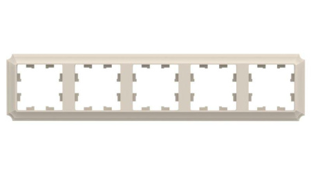Рамка 5-пост. AtlasDesign Antique универс. беж. SE ATN100205