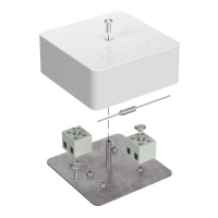 Коробка огнестойкая для кабель-канала 40-0450-FR1.5-4-П Е15-Е120 с термопредохранителем 75х75х30  40-0450-FR1.5-4-П