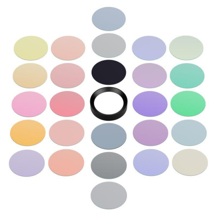 Набор светофильтров LGD-COLORFUL-SET27-R85 (BK) металл (комплект)  047006