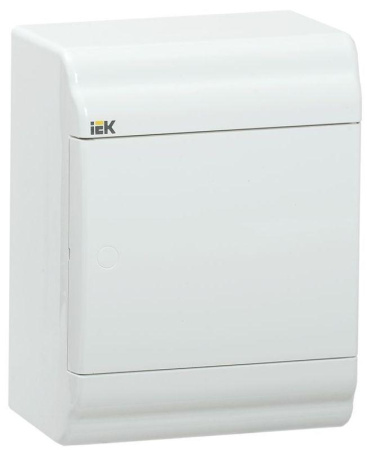 Бокс ЩРН-П-4 мод. навесной пластик IP41 PRIME бел. дверь  MKP82-N-04-WD-41-20