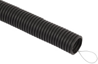 Труба гофрированная d63мм безгалоген. трудногорючая с зондом (FRHF) черн. (уп.15м)  Б0068912