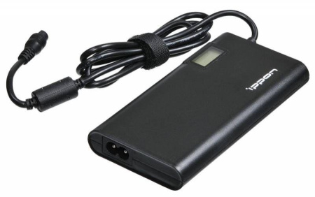 Адаптер питания SD90U автоматич. 90Вт 15-19.5В 11-connectors 4.5А 1А 2.1А от бытовой электросети LСD индикатор BLACK  705053