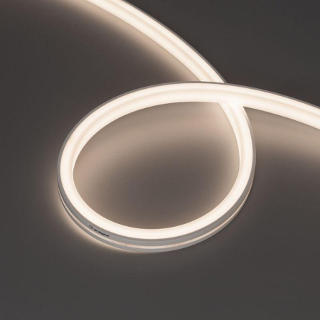 Лента светодиодная герметичная MOONLIGHT-TOP-U-A156-13x12mm 24В Day4000 (11Вт/м IP67 wire x2) вывод кабеля боковой (уп.5м)  042778