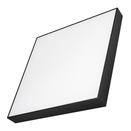 Светильник светодиодный SP-QUADRO-S600x600-60W Day4000 BK 120 deg IP40 230В металл  034806