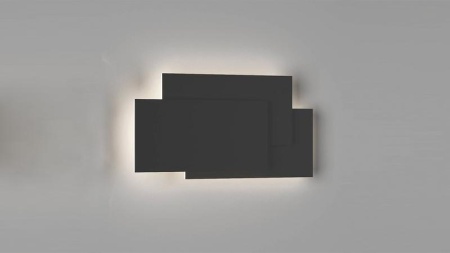 Светильник настенный SHADE GW-6809-12-BL-WW 12Вт 3000К IP20 черн.  00-00003016