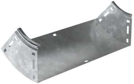 Угол для лотка плавный 45град. 400х100 В10 ESCA HDZ  CPV51-0-45-100-400-HDZ