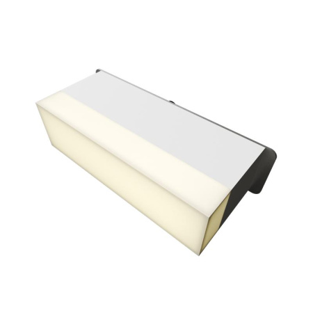 Светильник светодиодный RVE-LBX-LUMO20-PLAZA5015010-1-GR прямоугольник грильято 1шт 40х140х60мм 12Вт встраиваемый 4000К бел.  RVE00003244
