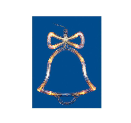 Фигура ULD-H1620-010/STA/3AAA WARM WHITE IP20 BELL Колокольчик 3AAA (не в/к) 16х20см подвес 10 LED провод прозр.  UL-00007253