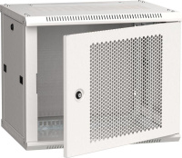 Шкаф LINEA W 9U 600х450мм перфорированная дверь RAL7035  LWR3-09U64-PF