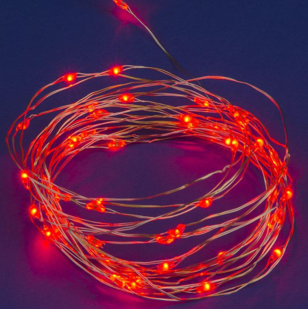 Гирлянда LED ULD-S1000-100/DTA/RC RGB IP44 10м 100 диодов RGB свет пульт ДУ в/к провод прозр.  UL-00007180