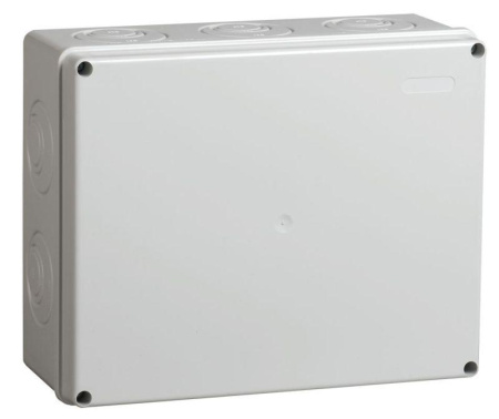 Коробка распаячная ОП 240х195х90 IP44 КМ41271 RAL7035  UKO10-240-195-090-K41-44