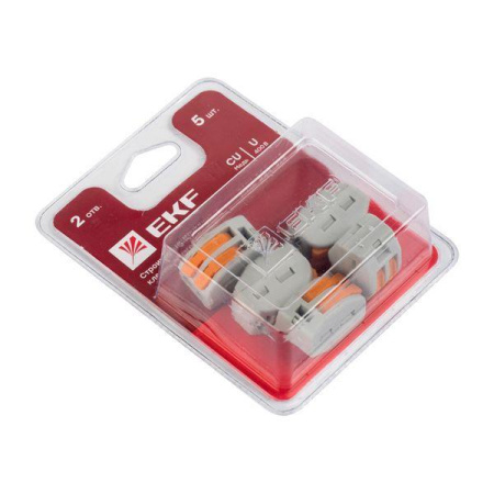 Клемма строительно-монтажная СМК 222-412 (блист.5шт)  plc-smk-412b