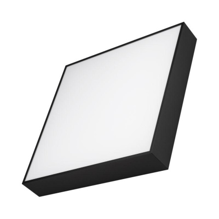 Светильник светодиодный SP-QUADRO-S400x400-40W Day4000 BK 120 deg IP40 230В металл  034795