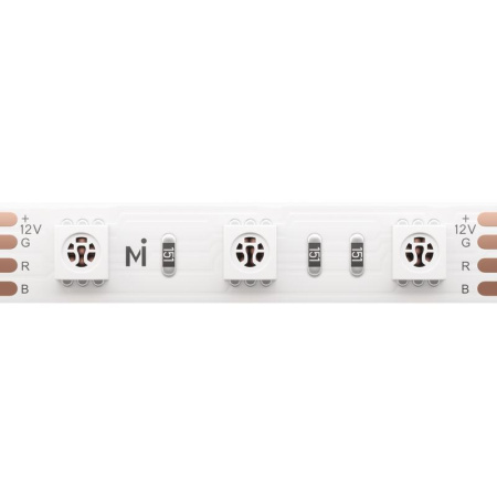 Лента светодиодная 12В 5050 14.4Вт/м RGB IP20 (уп.5м)  201195
