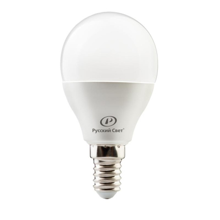 Лампа светодиодная RS G45 E14 6W 220-240V 4000К 6Вт 600лм Ra 90 шар  15010445051