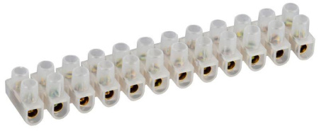 Колодка клеммная ЗВИ-15 4-10кв.мм 12пар  UZV10-015-010-K01-10-G