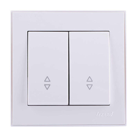 Переключатель проходной 2-кл. СП Rain 10А IP20 бел.  703-0202-106