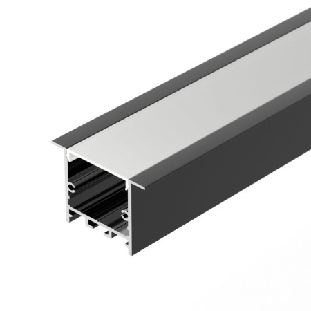 Профиль SL-LINIA49S-F-2000 ANOD BLACK 2м алюм.  039389
