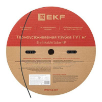 Трубка термоусадочная ТУТ нг 6/3 черн. (уп.100м)  tut-6-b