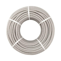 Труба гофрированная ПВХ d25мм с протяжкой (уп.50м)  28-0025-2