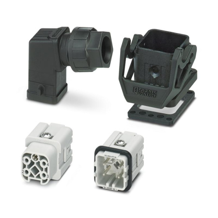 Комплект вставных соединителей HC-STA-A04PT-BWS-HS-M20-PLRBK  1424448