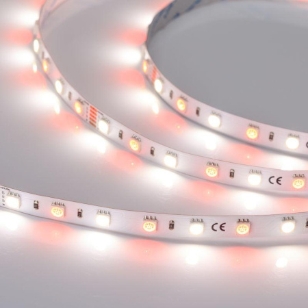 Лента светодиодная RT-B60-10mm 24V RGBW-Day 14.4Вт/м IP20 5060 открыт. (уп.5м)  018326(2)
