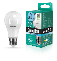 Лампа светодиодная LED7-A60/845/E27 7Вт грушевидная матовая 4500К бел. E27 590лм 170-265В  11254