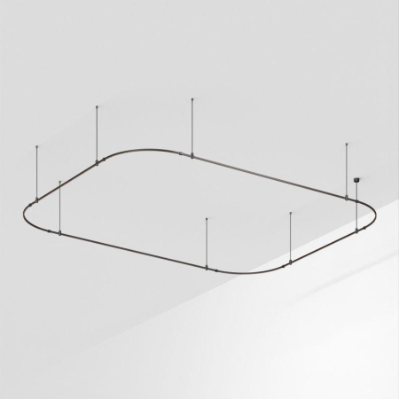 Трек ART-APRIORI-RECTANGLE-SOFT-ROD-800-4500х3500 BK IP20 металл  048542
