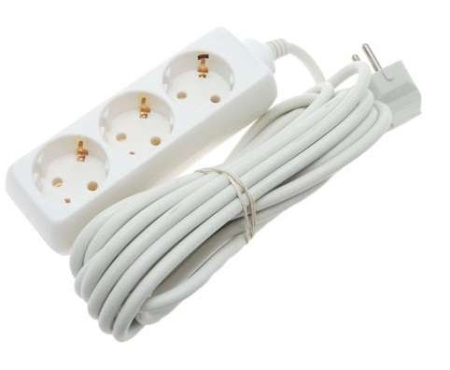Удлинитель 3х5м с заземл. 16А IP20 Standart S-GCD3-5  02892