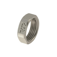 Контргайка латунь 2дюйм никель  31629