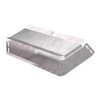 Угол для лотка вертикальный внутренний 45град. 600х100 с крышкой Стандарт  PR16.0600