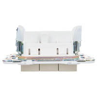 Выключатель 3-кл. SKANDY 10А SK-V11B беж.  SK-V30-0-10-K10