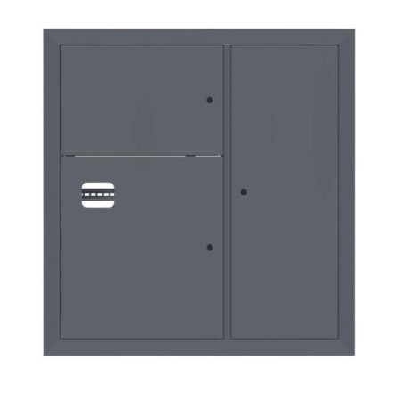 Щит этажный 1кв. RAL7024 (1000х950х150) PROxima  mb29-v-1-ral7024