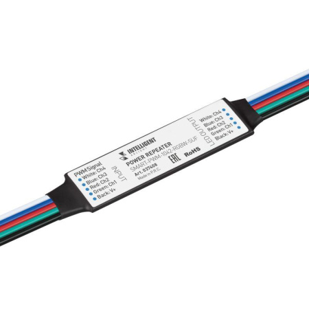 Усилитель SMART-PWM-1042-RGBW-SUF (12-24В 4х1А) (IP20 пластик)  037408