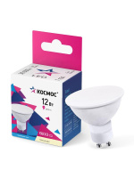 Лампа светодиодная GU10 12Вт 174-265В 3000К  LkecLED12wGU10C30