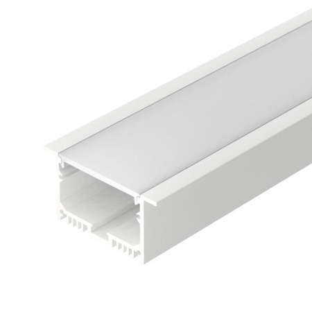 Профиль с экраном SL-LINIA62-F-2500 WHITE+OPAL алюм.  021374