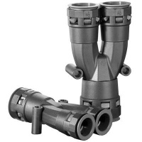 Разветвитель для полиамид. труб Dn1х48+2х36мм  PAY483636N