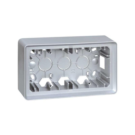 Коробка наружной установки на 2 поста алюм. 82 Detail 8200760-093