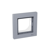 Рамка 1-м Эпика IP44 алюм. пластик  UP1-FPA-01-44