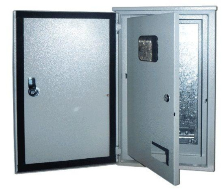 Корпус учетный навесной ЩРУН-3/9 520х310х150 3ф 9мод. IP54 метал.  30411DEK