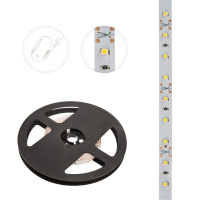 Лента светодиодная SMD3528 4.8Вт/м 60LED/м IP23 12В тепло-бел. (уп.5м)  141-336