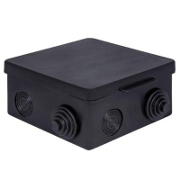 Коробка распаячная KMP-030-014 с крышкой 100х100х50 8 мембранных вводов IP54 черн.  plc-kmr-030-014-2b Коробка распаячная KMP-030-014 с крышкой 100х100х50 8 мембранных вводов IP54 черн.  plc-kmr-030-014-2b
